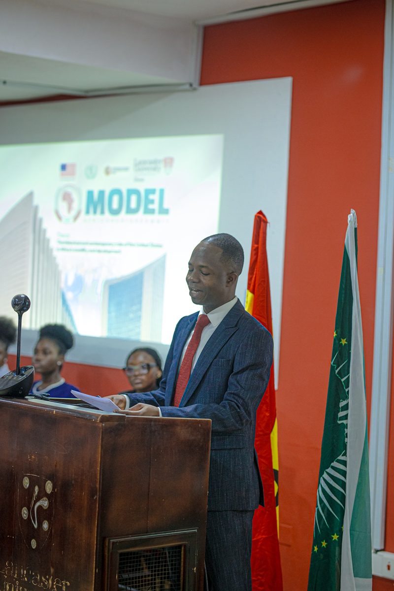 Dr Francis Atta HOD of Politics department